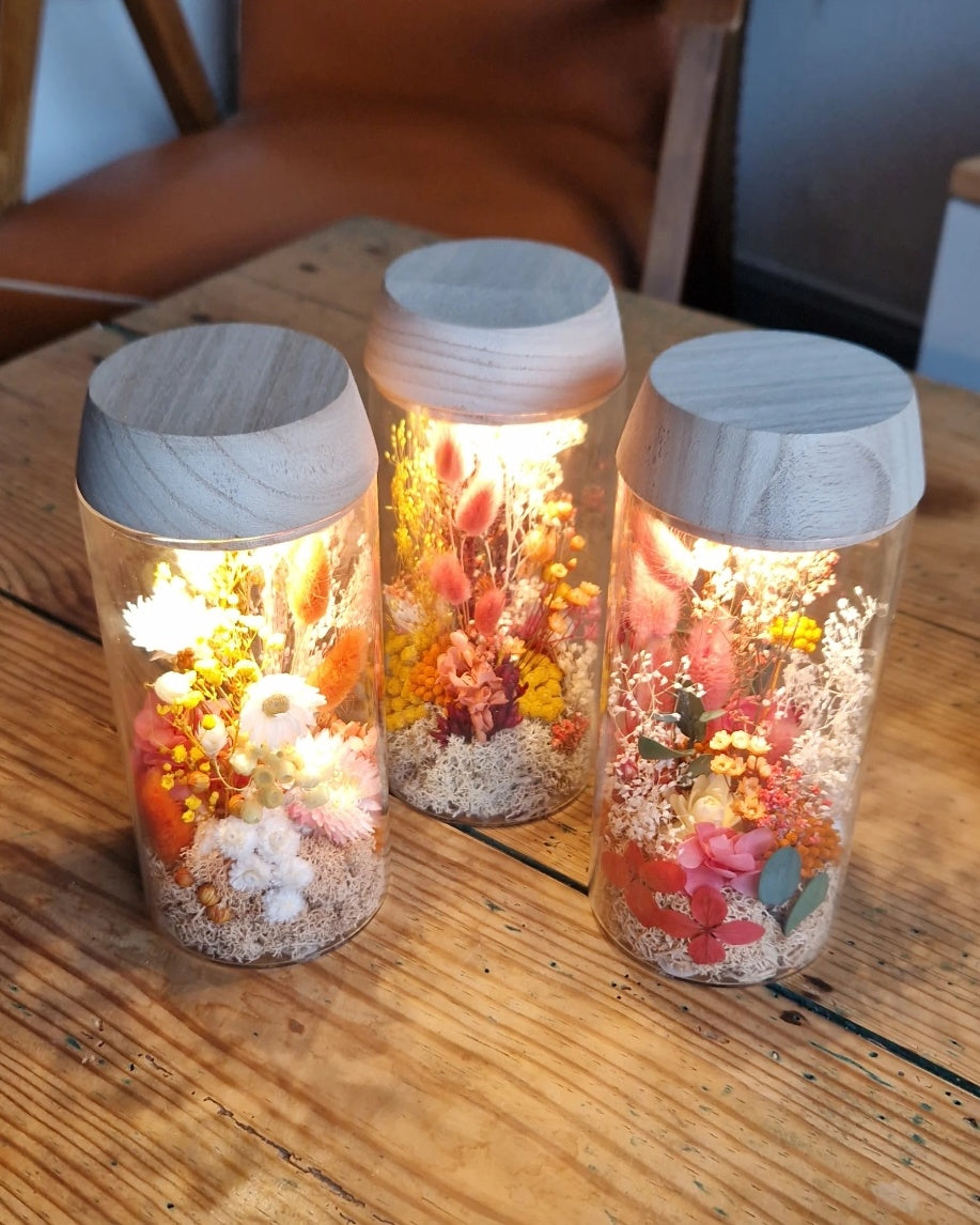 Veilleuse florale