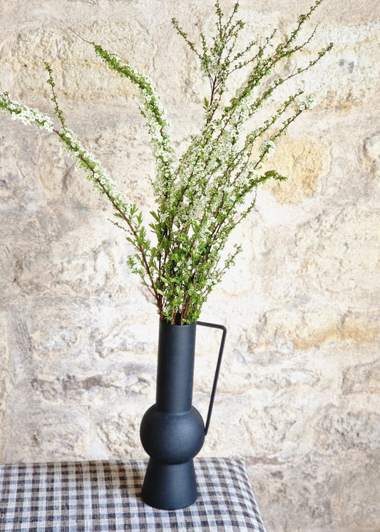 Vase Mauri | métal noir