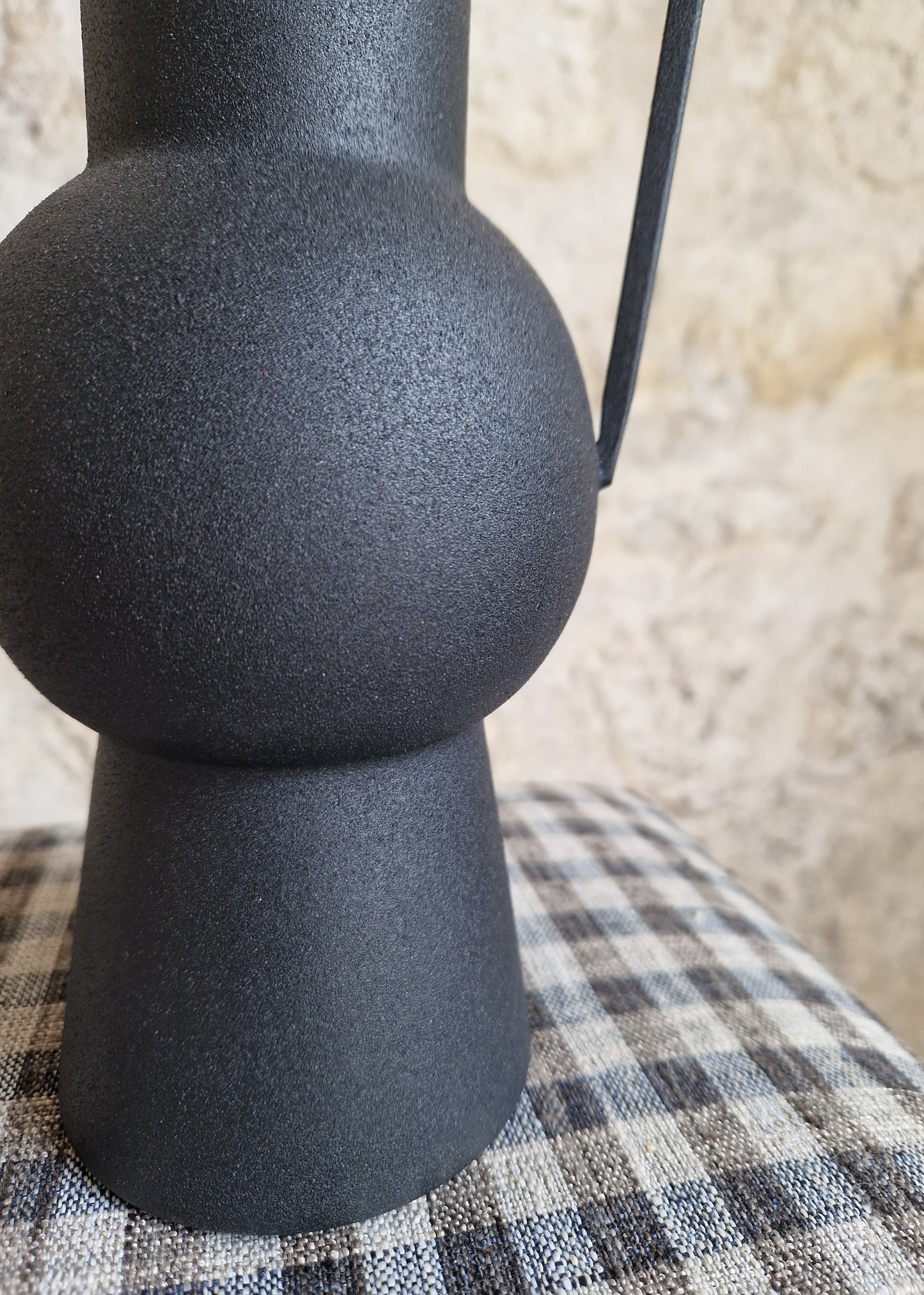 Vase Mauri | métal noir