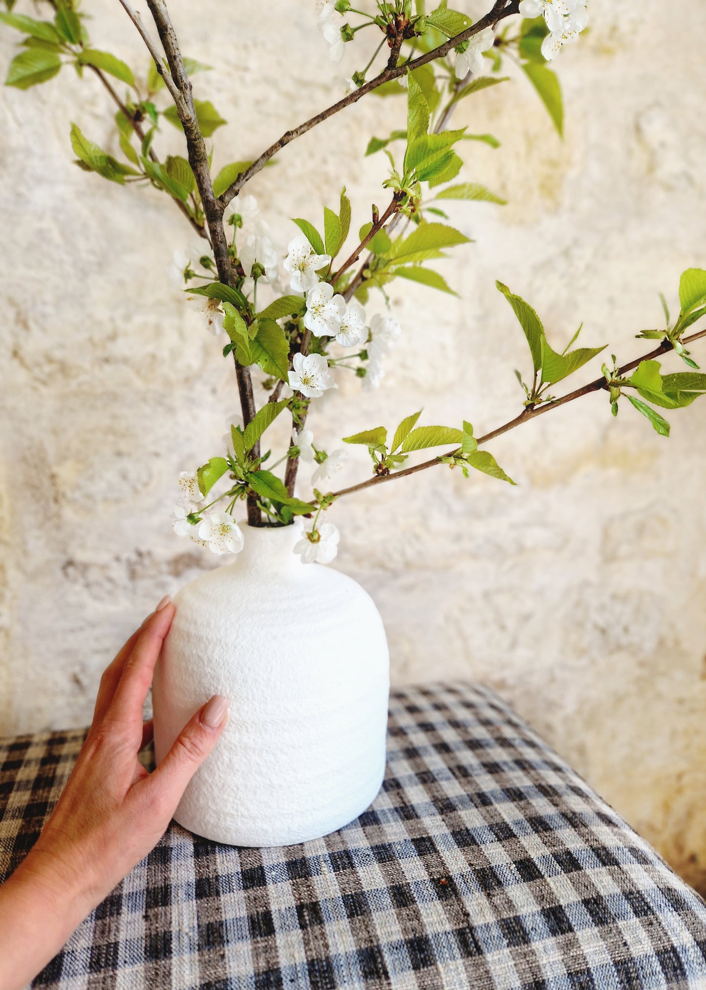 Vase Terri | Blanc GM