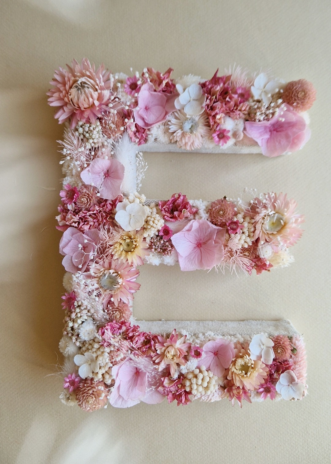 Lettre fleurie | 20 cm