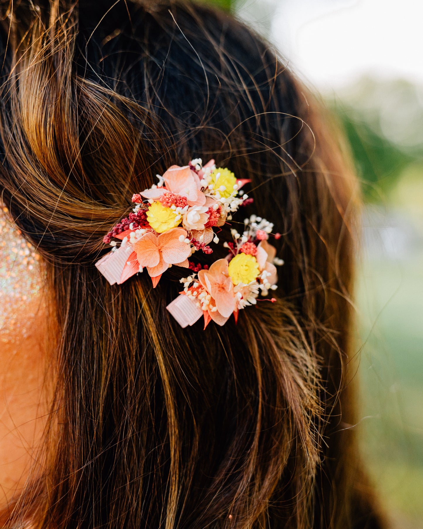 Barrette florale | Croco
