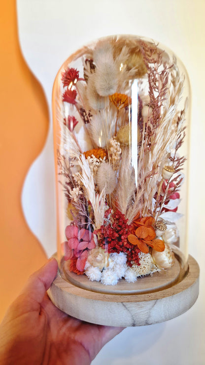 Cloche fleurie grand format personnalisable