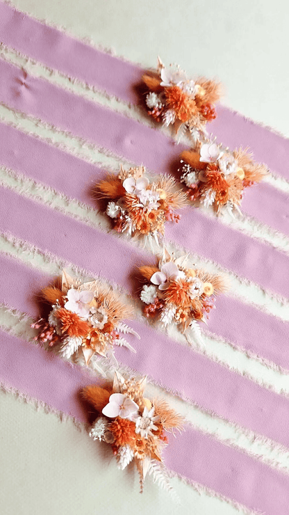 Bracelet ruban Fleuri  - Personnalisable
