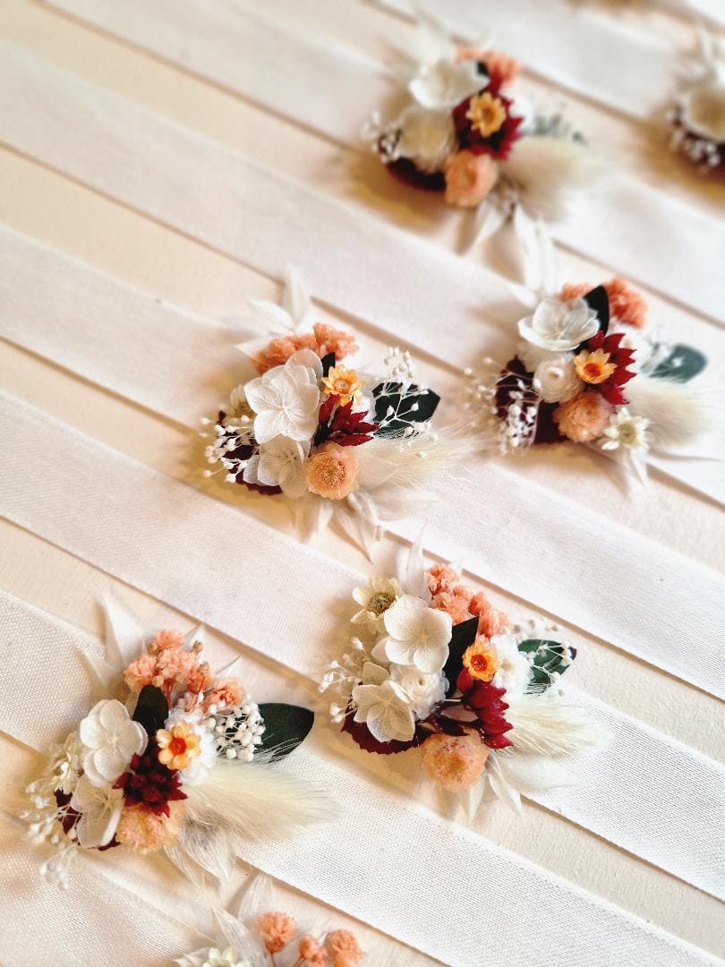 Bracelet ruban Fleuri  - Personnalisable