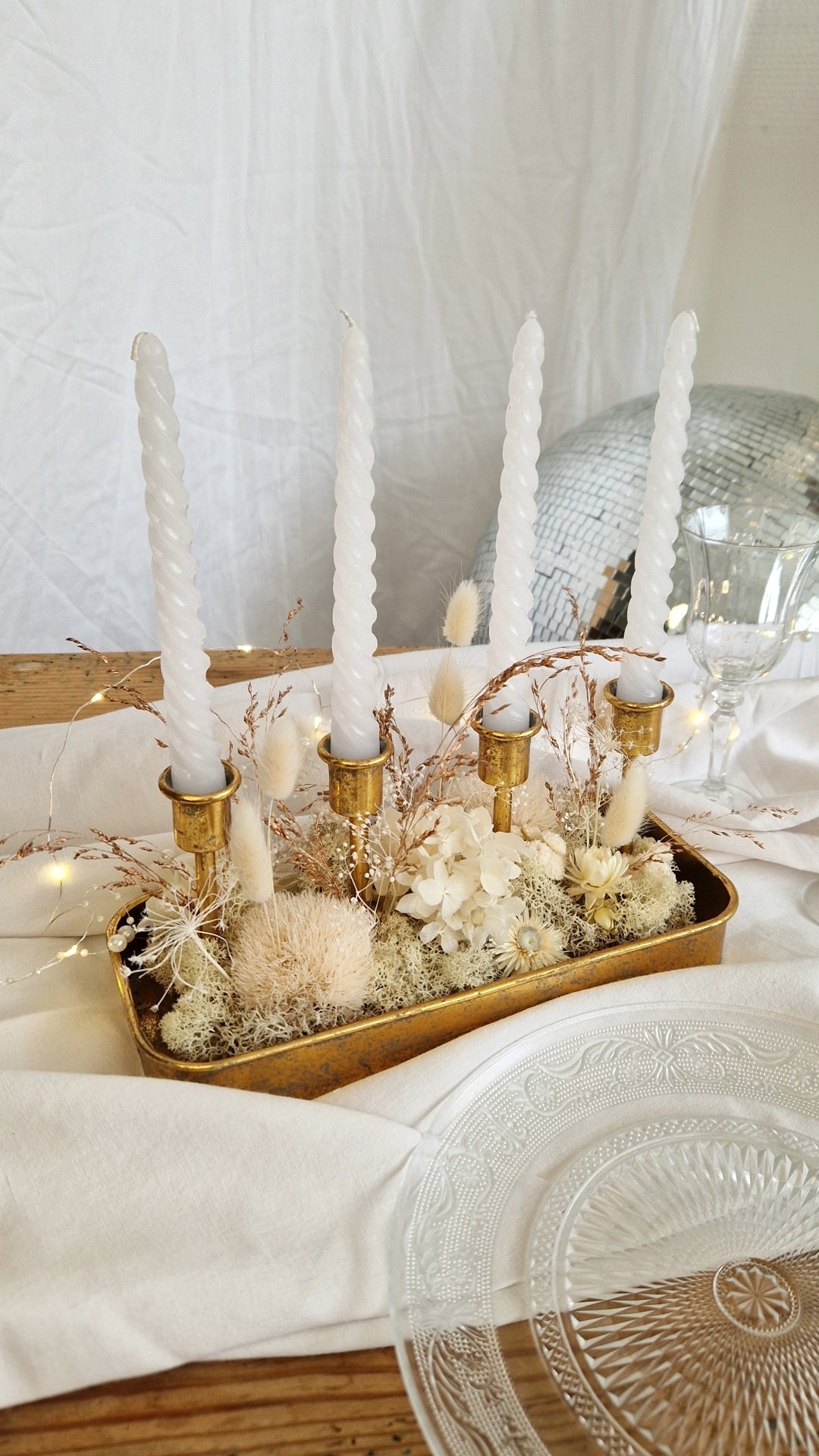 Bougeoir fleuri | 3 coloris